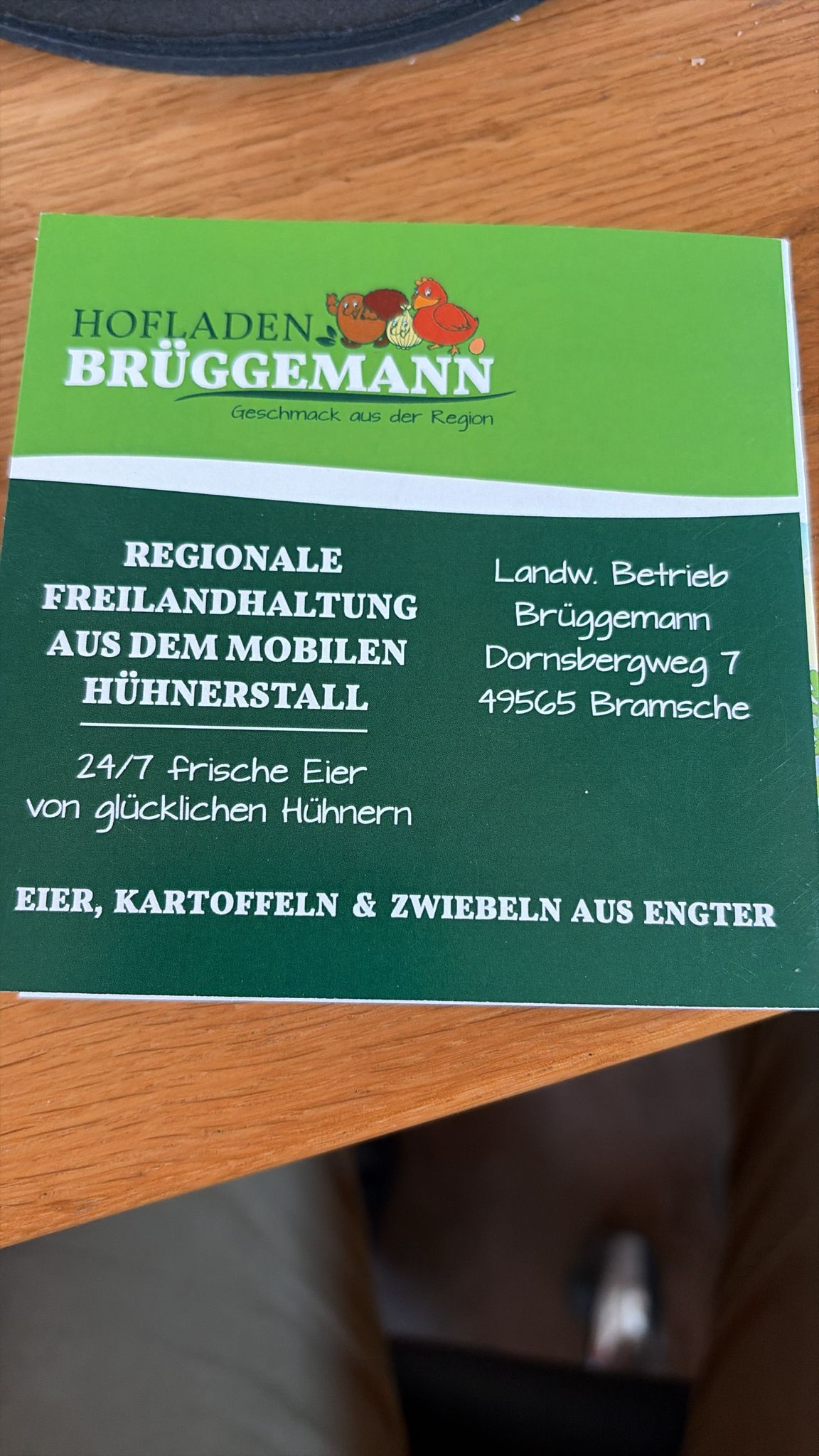 Frische Eier sortiert